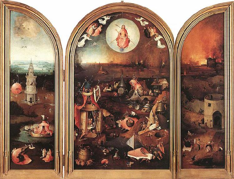 Hieronymus Bosch The Last Judgment oil painting picture